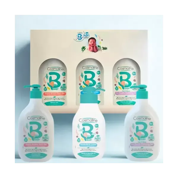 COSMALINE BEBE RITUEL COMPLET 3 EN 1 (CLEANSING 2IN1+BODY LOTION+BUBBLE BATH GEL)