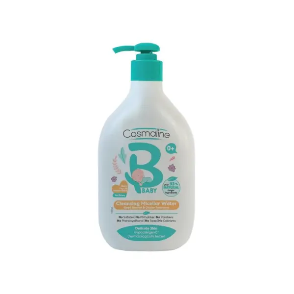 COSMALINE BEBE EAU MICELLAIRE NETTOYANTE 500ML