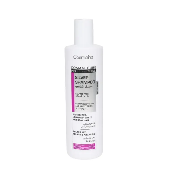 COSMALINE SHAMPOOING PROFESSIONNEL SILVER DE COSMAL CURE 500ML