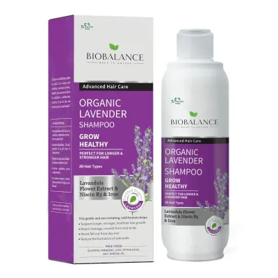 BIOBALANCE ORGANIC LAVENDER SHAMPOO 330ML
