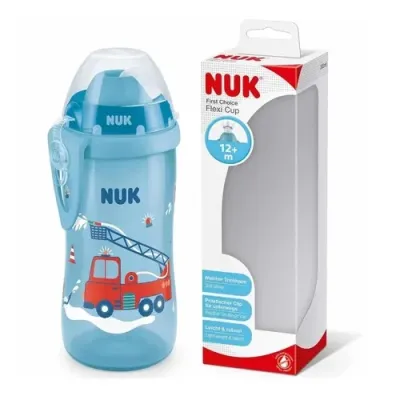 NUK FLEXI CUP AVEC PAILLE 12M+ 300ML