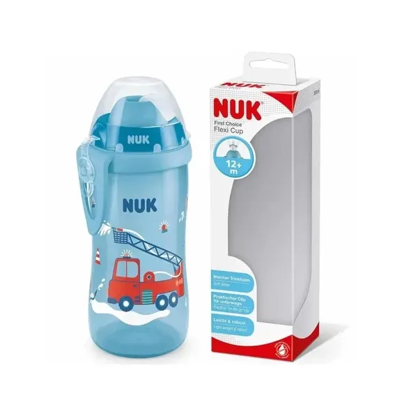 NUK FLEXI CUP AVEC PAILLE 12M+ 300ML