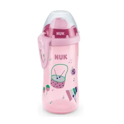 NUK FLEXI CUP AVEC PAILLE 12M+ 300ML