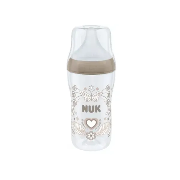 NUK BIBERON PERFECT MATCH PLASTIC AVEC TÉTINE EN SILICONE SOUPLE 260ml