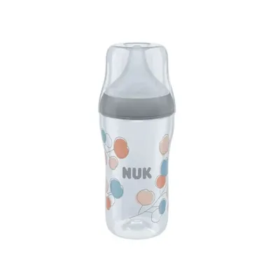 NUK BIBERON PERFECT MATCH PLASTIC AVEC TÉTINE EN SILICONE SOUPLE 260ml