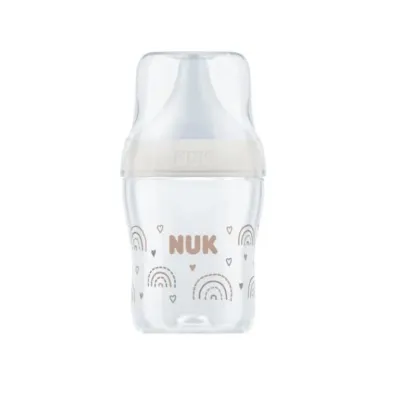BIBERON NUK PERFECT MATCH BIBERON PLASTIC AVEC TÉTINE EN SILICONE SOUPLE 150ml