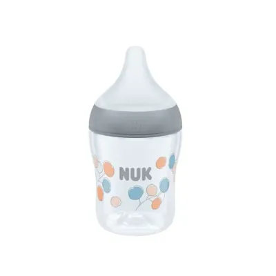 BIBERON NUK PERFECT MATCH BIBERON PLASTIC AVEC TÉTINE EN SILICONE SOUPLE 150ml
