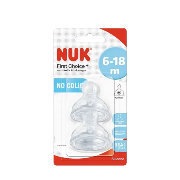 NUK 2 TETINE FIRST CHOICE 6-18M