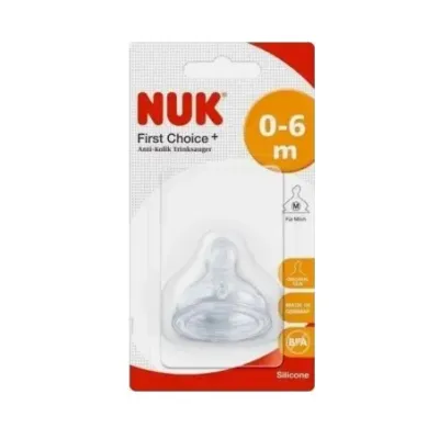 NUK 2 TÉTINES FIRST CHOICE 0-6M