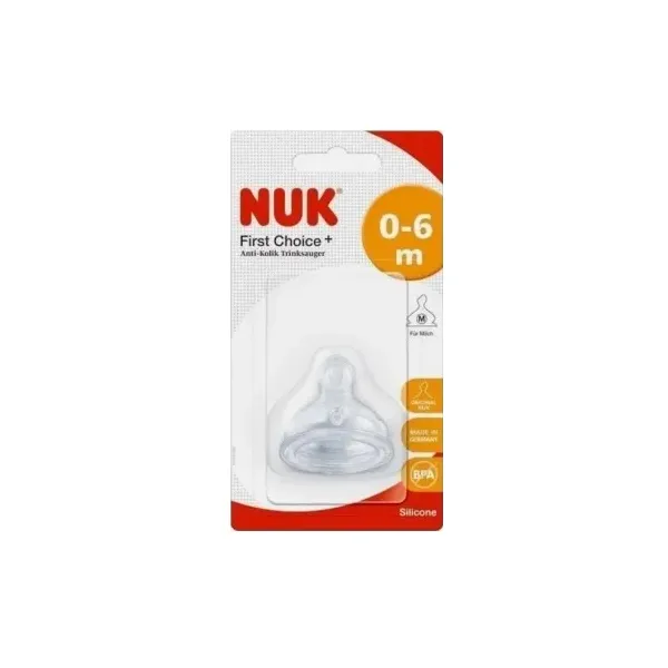 NUK 2 TÉTINES FIRST CHOICE 0-6M