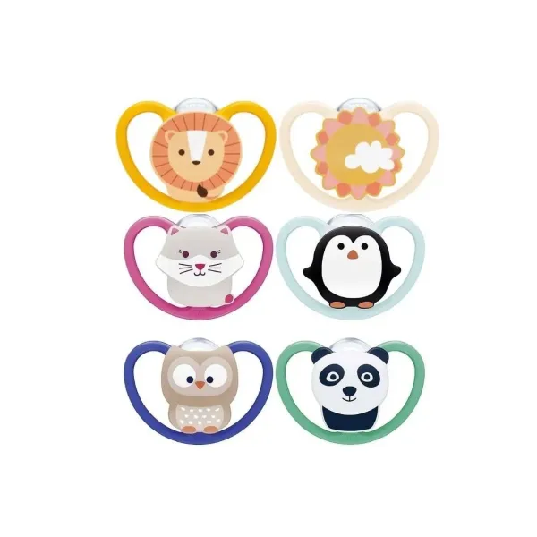 NUK SPACE SUCETTE AVEC BOITE 18-36M