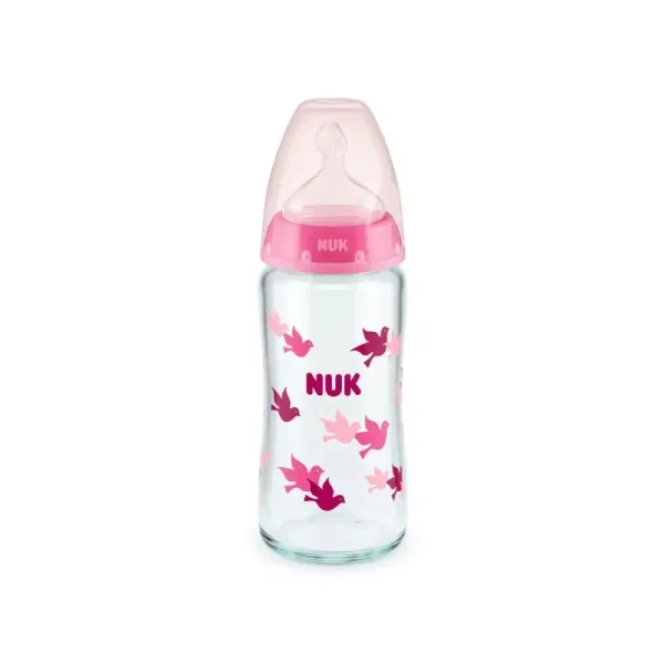 NUK BIBERON EN VERRE FIRST CHOICE 0-6 MOIS 240ML