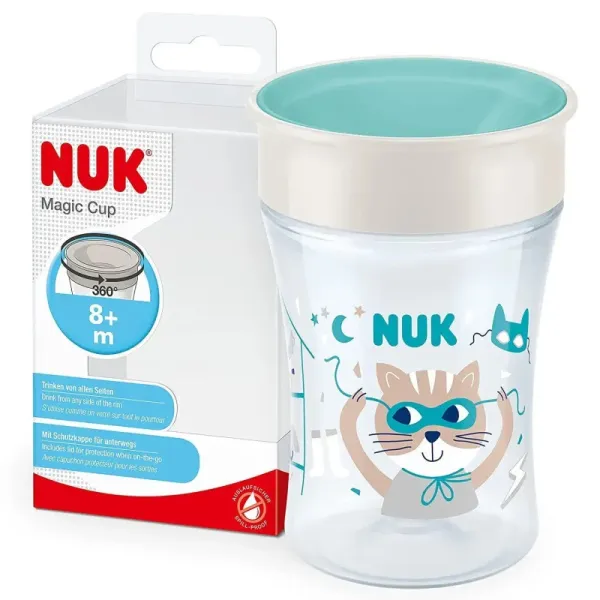 NUK MAGIC CUP SILICONE MIXTE 8 MOIS+ 230ML