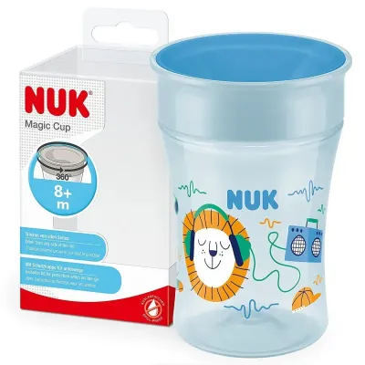 NUK MAGIC CUP SILICONE MIXTE 8 MOIS+ 230ML