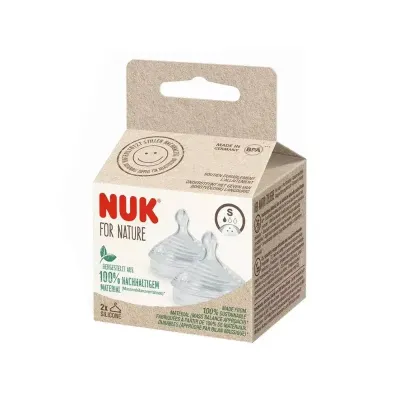 NUK 2 TETINES NATURE SENS TAILLE S