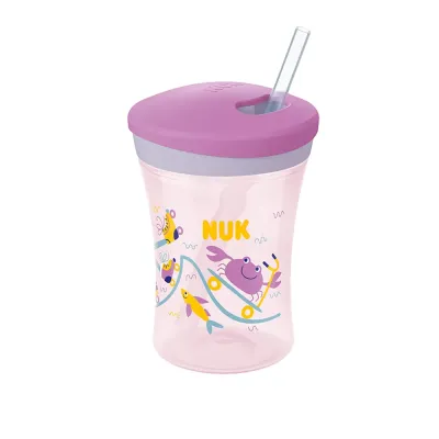 NUK ACTION CUP AVEC PAILLE 230ML 12M+