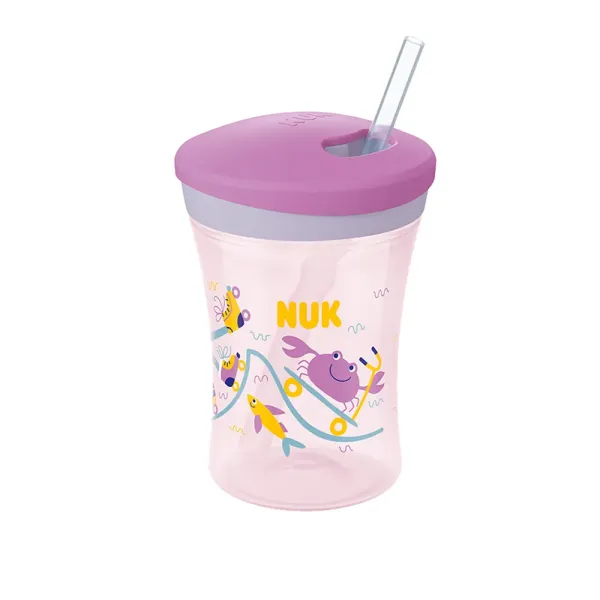 NUK ACTION CUP AVEC PAILLE 230ML 12M+
