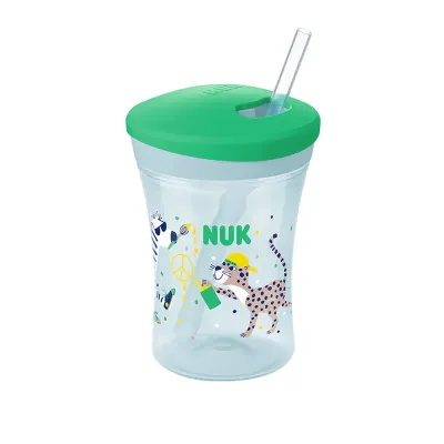 NUK ACTION CUP AVEC PAILLE 230ML 12M+