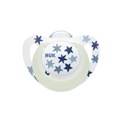 NUK SUCETTE STAR NIGHT OR TRENDLINE 6-18M