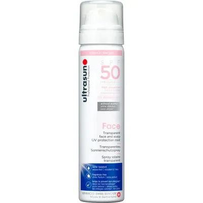 ULTRASUN BRUME DE PROTECTION UV FACE & SCALP SPF50 75 ML