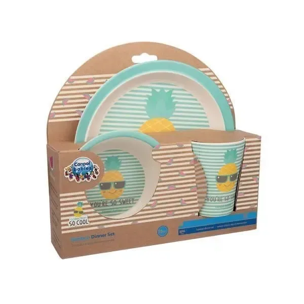 CANPOL BABIES SET DE TABLE 3PCS SO COOL REF 9/226