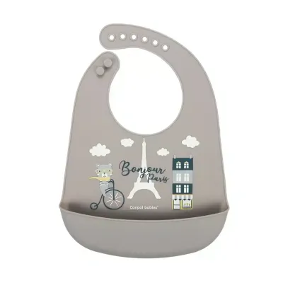 CANPOL BABIES BAVOIR SILICONE AVEC POCHE BONJOR PARIS 74/027