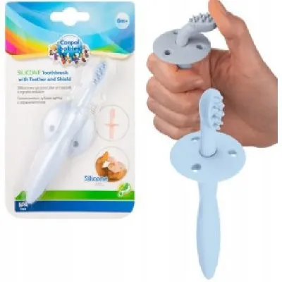 CANPOL BABIES BROSSES À DENTS ET À GENCIVES EN SILICONE