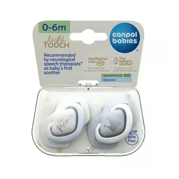 CANPOL BABIES SUCETTE UNIVERSELLE 0-6M ROYAL BABY 22/650