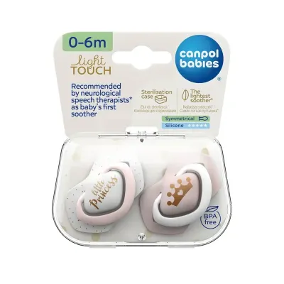 CANPOL BABIES SUCETTE UNIVERSELLE 0-6M ROYAL BABY 22/650