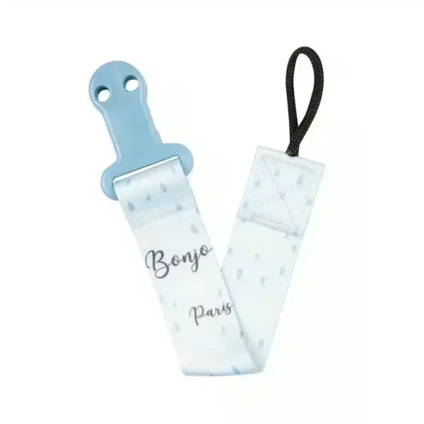 CANPOL BABIES ATTACHE SUCETTE BONJOUR PARIS AVEC CLIP DE SECURITÉ 51/026