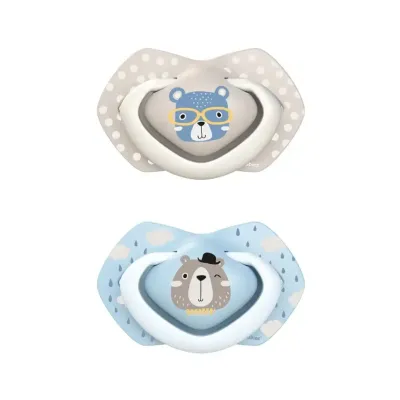 CANPOL BABIES 2 SUCETTES UNIVERSELLES 0-6M BONJOUR PARIS 22/647