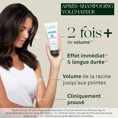 LUXEOL APRES SHAMPOING VOLUMATEUR 200ML