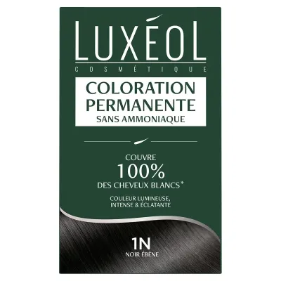 LUXEOL COLORATION 1N NOIR EBÈNE