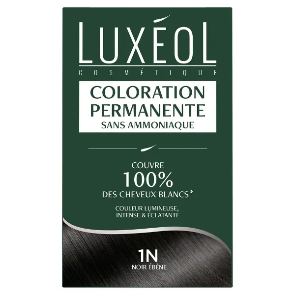 LUXEOL COLORATION 1N NOIR EBÈNE
