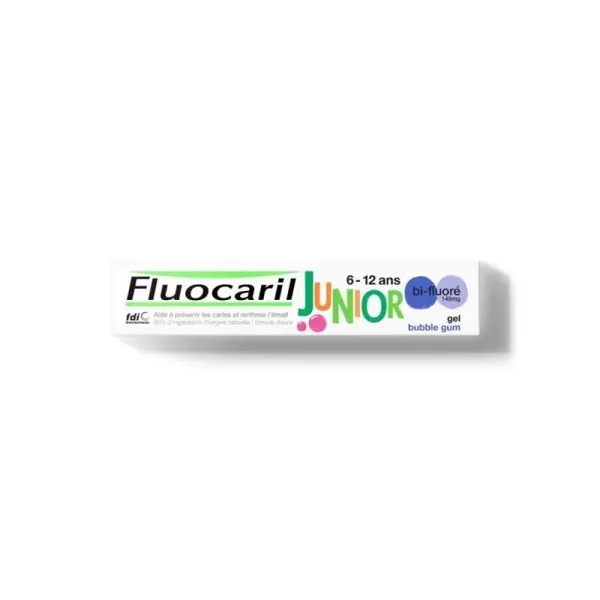 FLUOCARIL JUNIOR DENTIFRICE GEL BUBBLE 6-12 ANS 75 ML