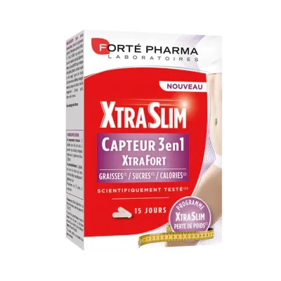 FORTE PHARMA XTRASLIM CAPTEUR 3 EN 1 60GELULES