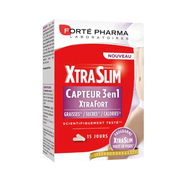 FORTE PHARMA XTRASLIM CAPTEUR 3 EN 1 60GELULES