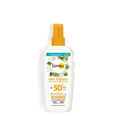 LOVEA SPRAY HYDRATANT MONOI DE TAHITI HAUTE PROTECTION SPF50+ 150ML