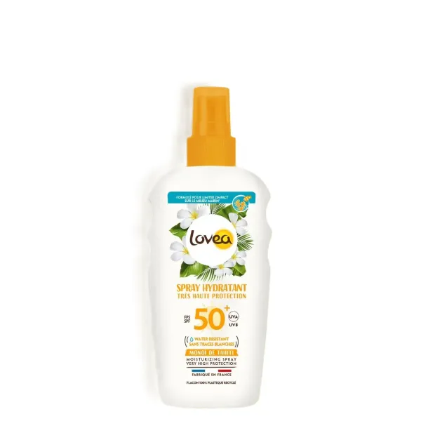 LOVEA SPRAY HYDRATANT MONOI DE TAHITI HAUTE PROTECTION SPF50+ 150ML
