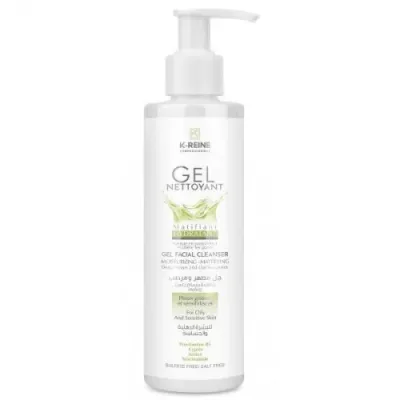K-REINE GEL NETTOYANT MATIFIANT HYDTRATANT PEAUX GRASSES 200ML