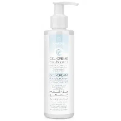 K-REINE GEL CREME NETTOYANT HYDRA CONFORT PEAUX SENSIBLES DESHYDTRATEES 200 ML