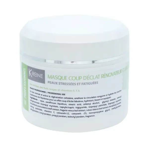 K-REINE MASQUE COUP D’ECLAT RENOVATEUR ET HYDRATANT 150ML