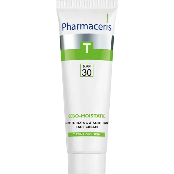 PHARMACERIS T SEBO-MOISTATIC CRÈME HYDRATANTE APAISANTE SPF30