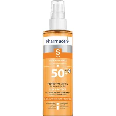 PHARMACERIS S HUILE SECHE SPF 50+ 200ML