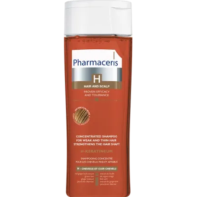 PHARMACERIS SHAMPOOING CHEVEUX FINS ET AFFAIBLIS H-KERATINEUM 250 ML