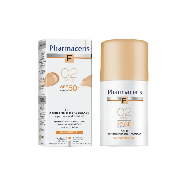 PHARMACERIS F FOND DE TEINT SPF 50+ (02 SAND) 30ML