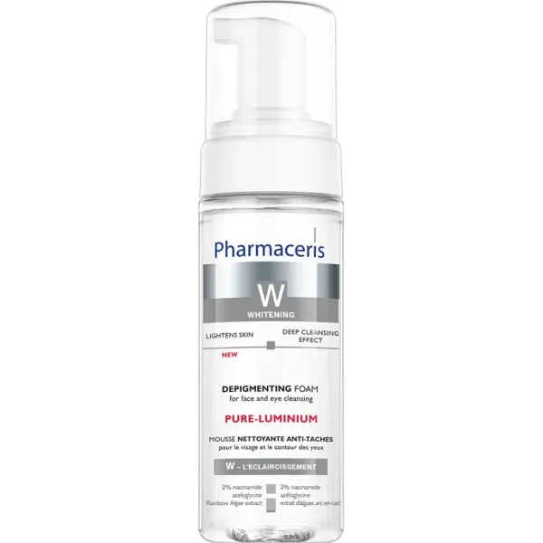 PHARMACERIS W PURE LUMINIUM MOUSSE NETTOYANTE ANTI TACHES 150ML