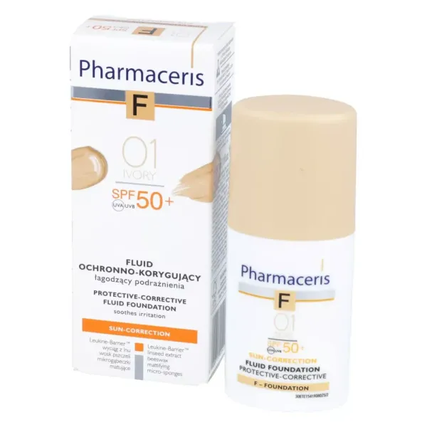 PHARMACERIS F FOND DE TEINT SPF 50+ (IVORY 1) 30ML