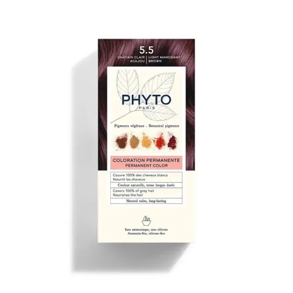 PHYTO PHYTOCOLOR 5.5 CHATAIN CLAIR ACAJOU