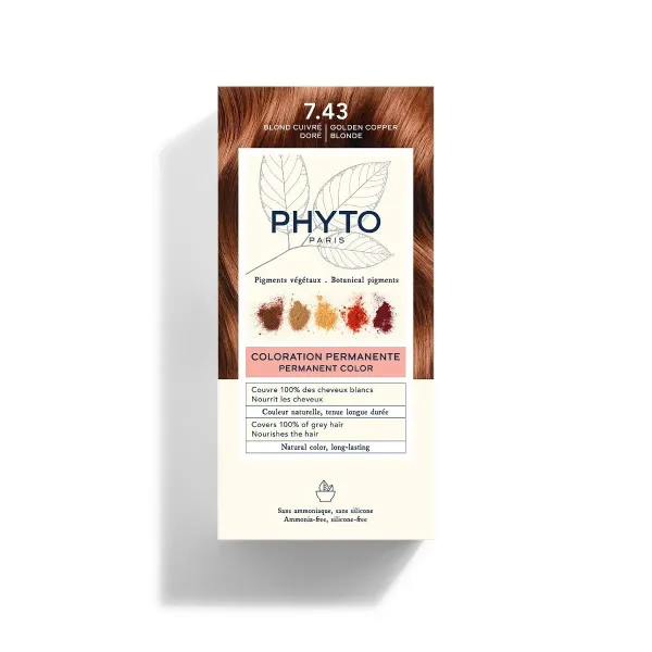 PHYTO PHYTOCOLOR 7.43 BLOND CUIVRE DORE 1 KIT